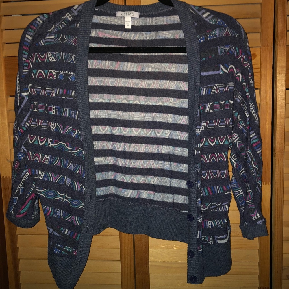 Delia’s cardigan!